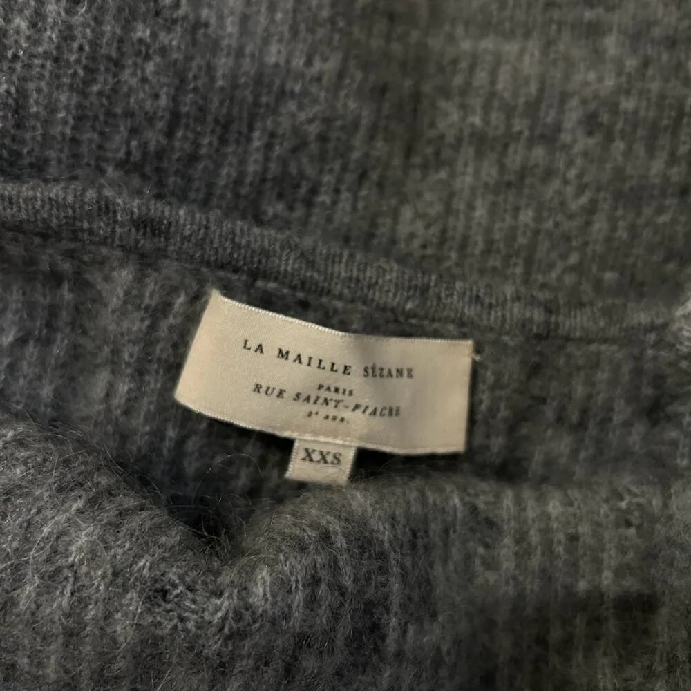 Sezane CLÉOPATRE TOP- Mottled Grey cami - Picture 8 of 8